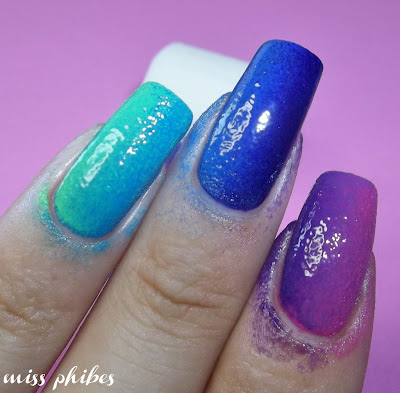 Gradient nail art