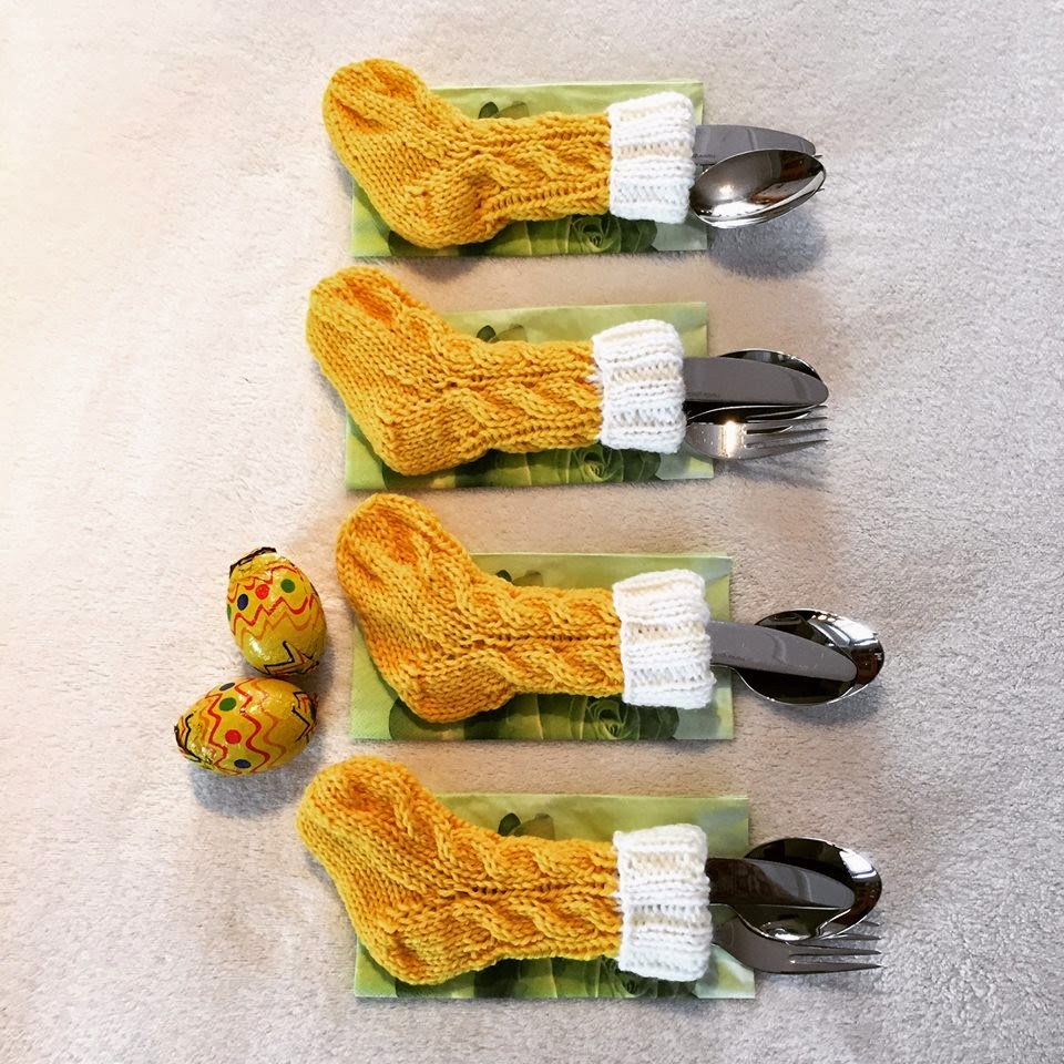 Quiltede Bestikksokker