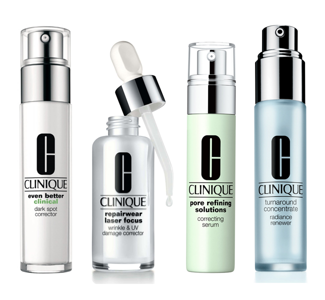 BonTon Style virtual runway Power House Serums from Clinique!