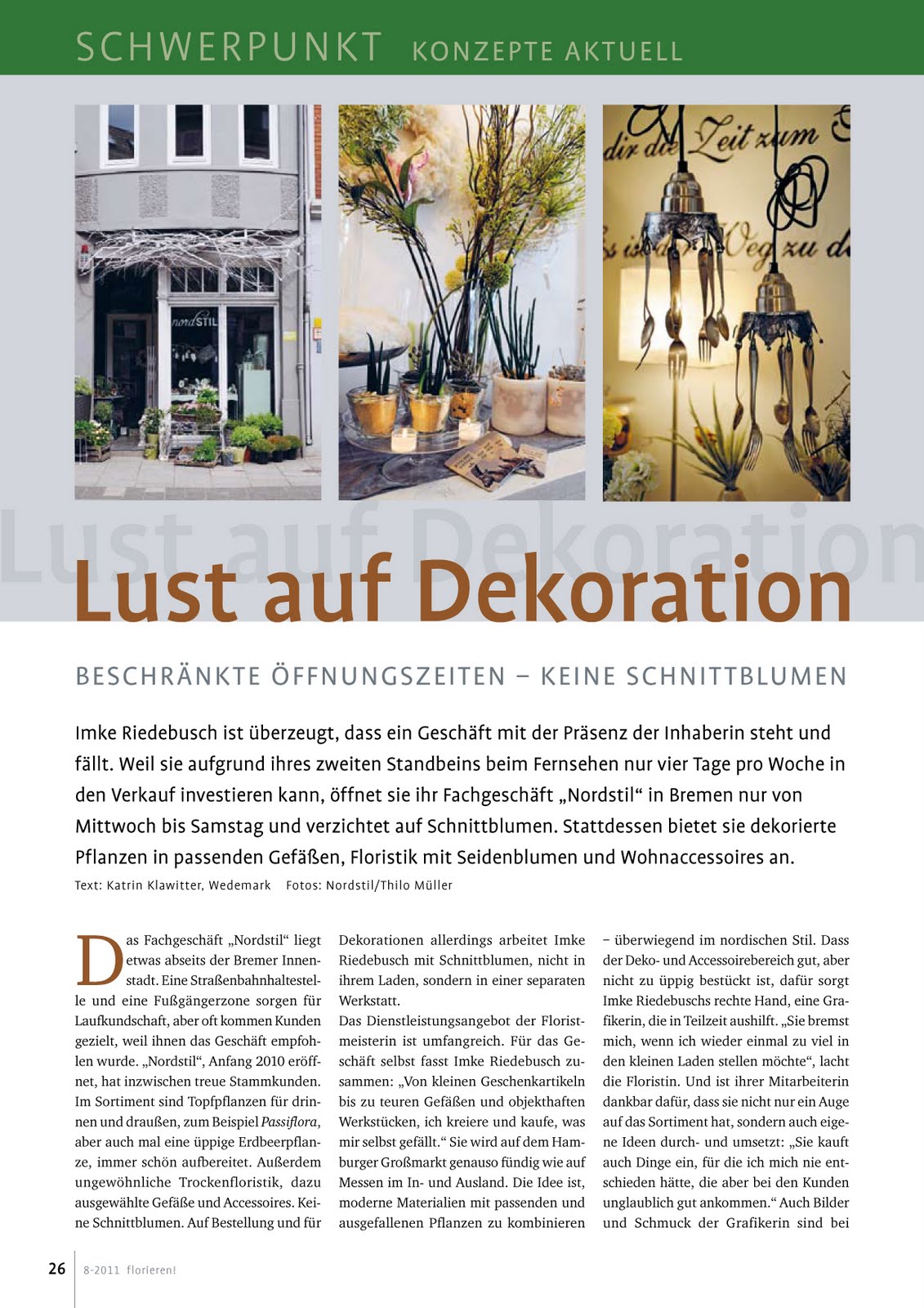 Nordstil Blog Artikel Aus Der Fachzeitschrift Florieren