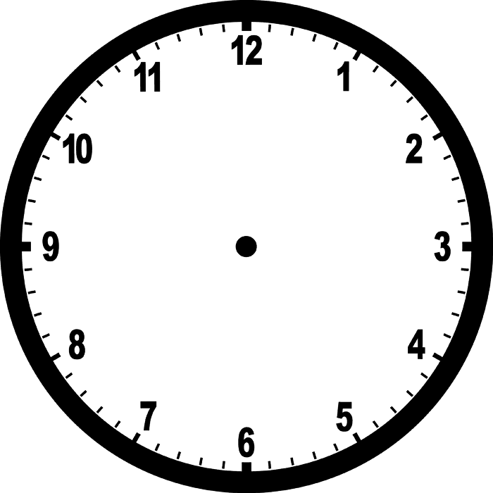 Round Clock Face