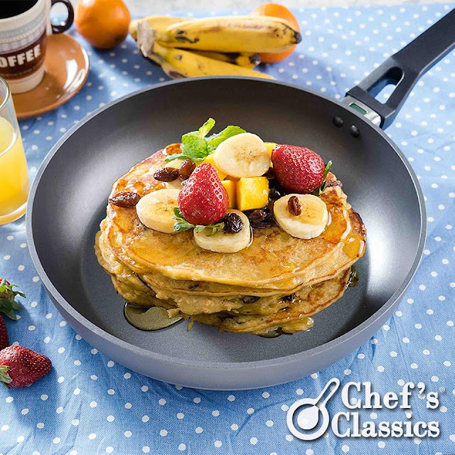 Banana and Oats Pancakes Recipe