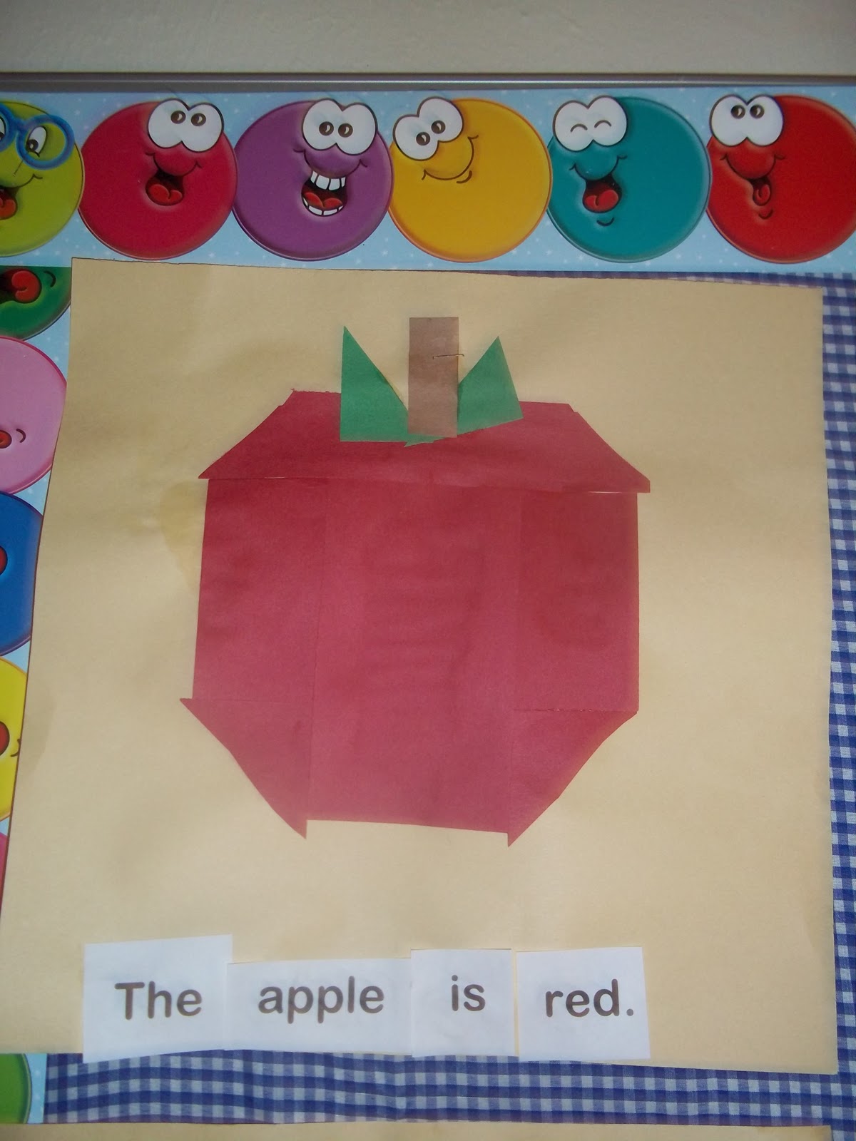 Mrs. Wood's Kindergarten Class Apple Sentences