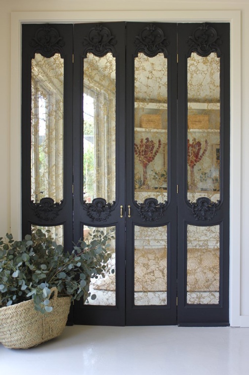mirrored doors Excellent Home Decor