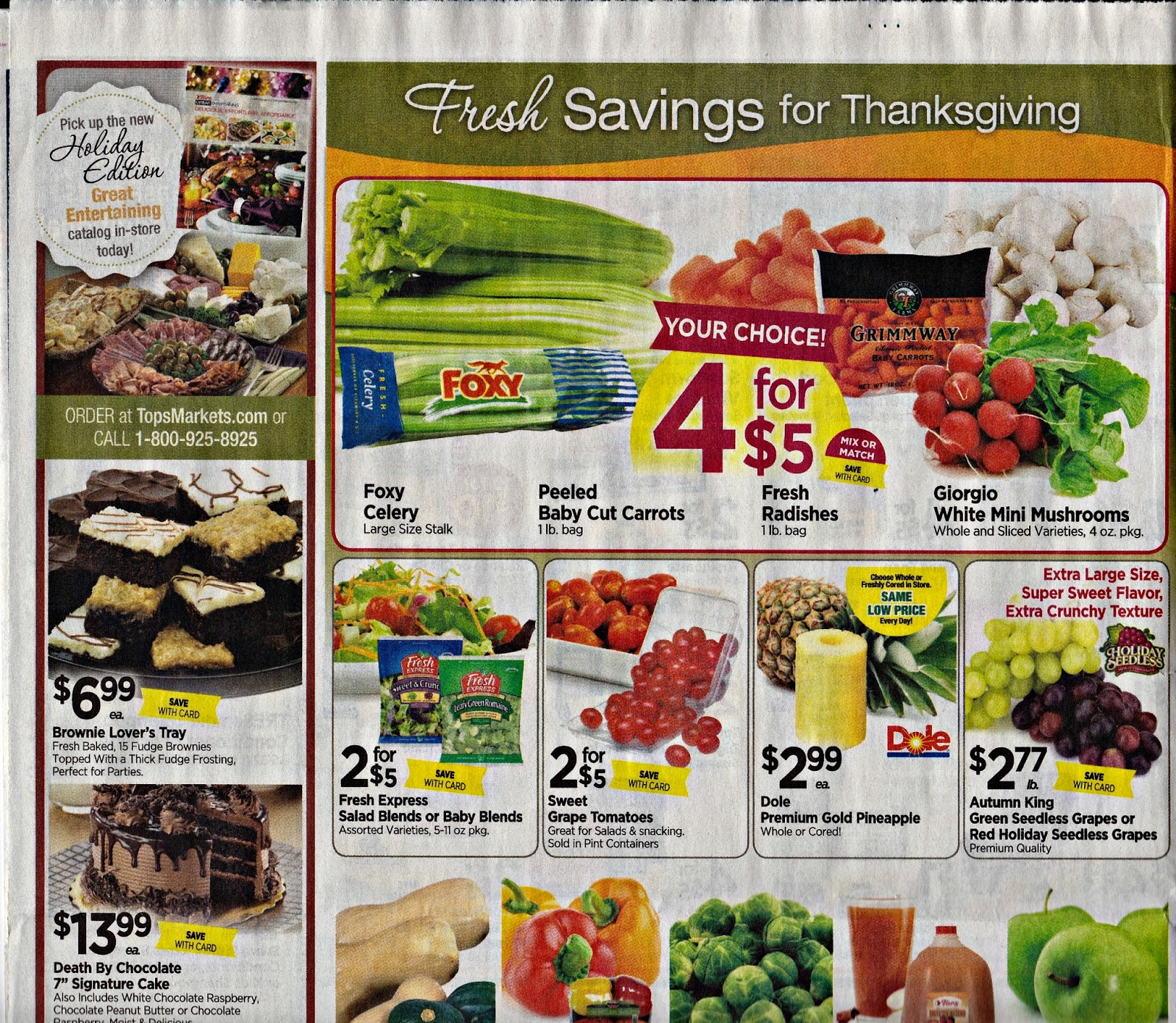 WNY Deals and ToDos Tops Markets Weekly Ad Scan Preview for 11/16