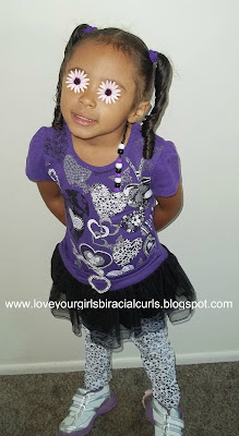 Love Your Girls Biracial Curls: Back To School Hair Style Day 4