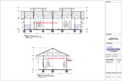 type pondasi 70 rumah denah Gambar Desain Rp 70 Rumah: (R18), Type Studio Rumah Kopel Desain type pondasi 70 rumah denah Gambar Desain Rp 70 Rumah: (R18), Type Studio Rumah Kopel Desain