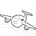 Desenho de Avião para Colorir