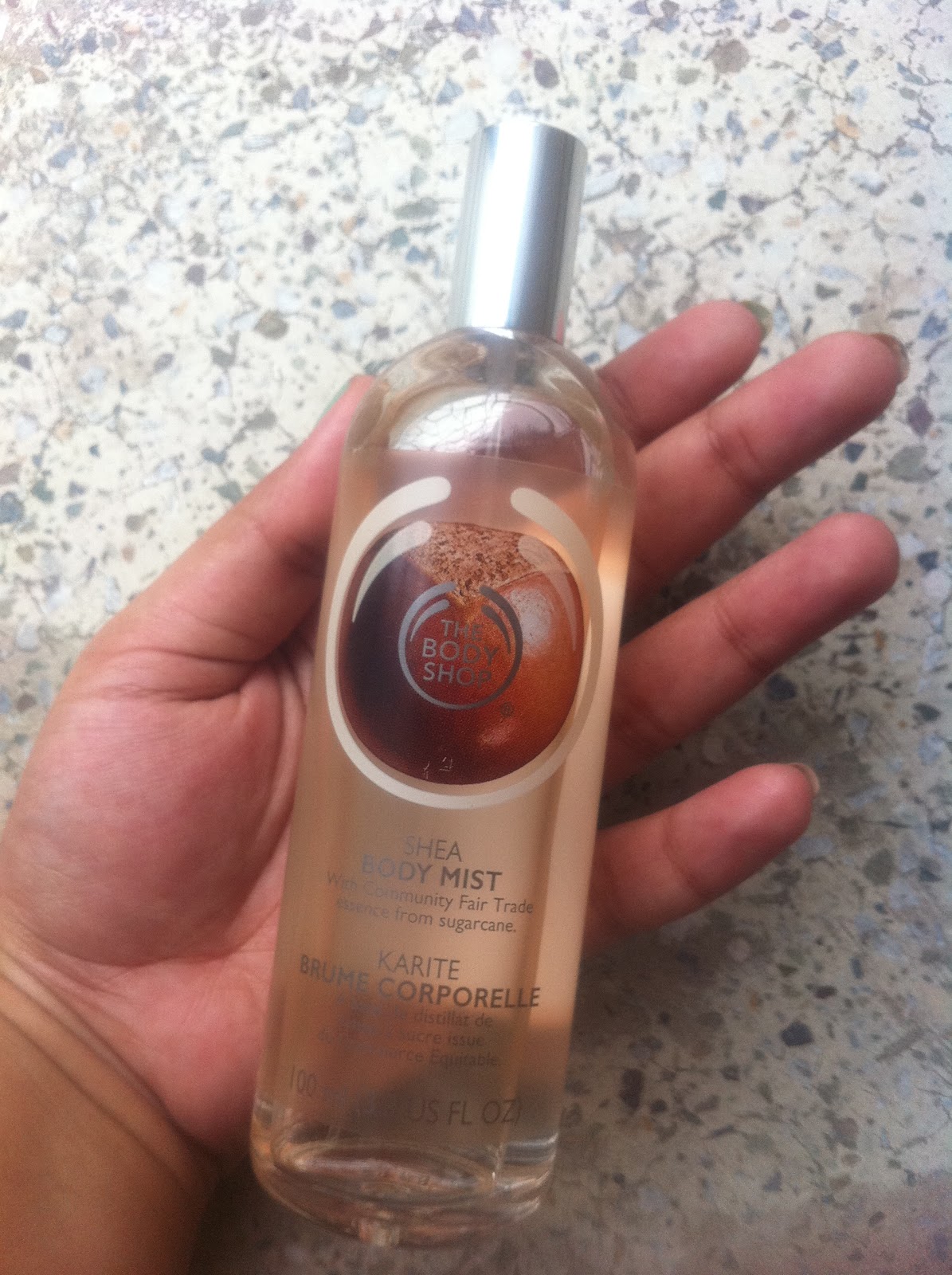 The Body Shop Shea Body Mist Review Pout Pretty