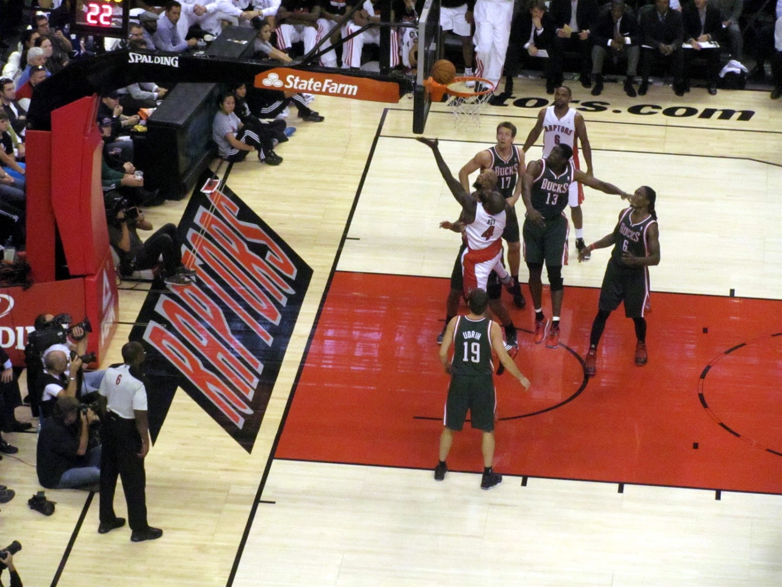 The World of Gord: Toronto Raptors vs Milwaukee Bucks Preseason Game