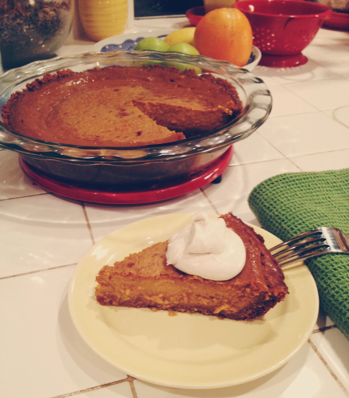 Spicy Pumpkin Pie with Orange Zest