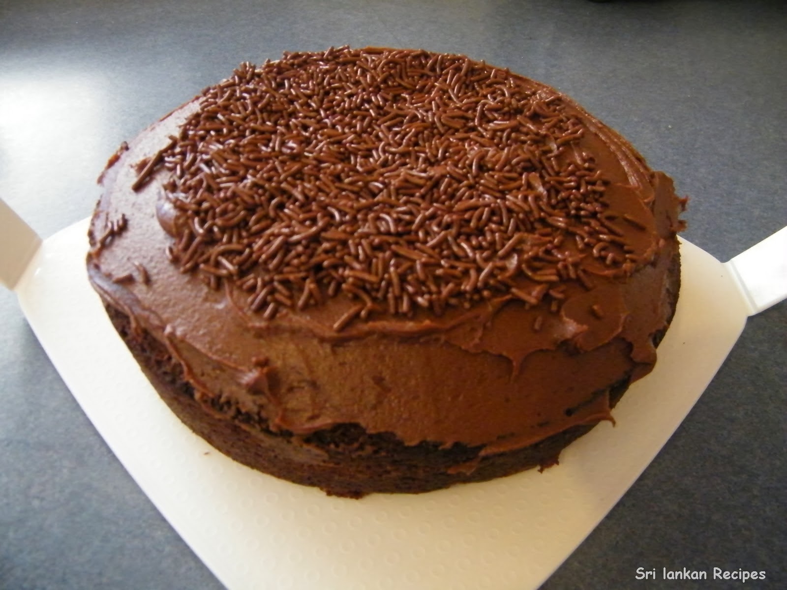 Srilankanrecipes: Eggless chocolate cake recipe