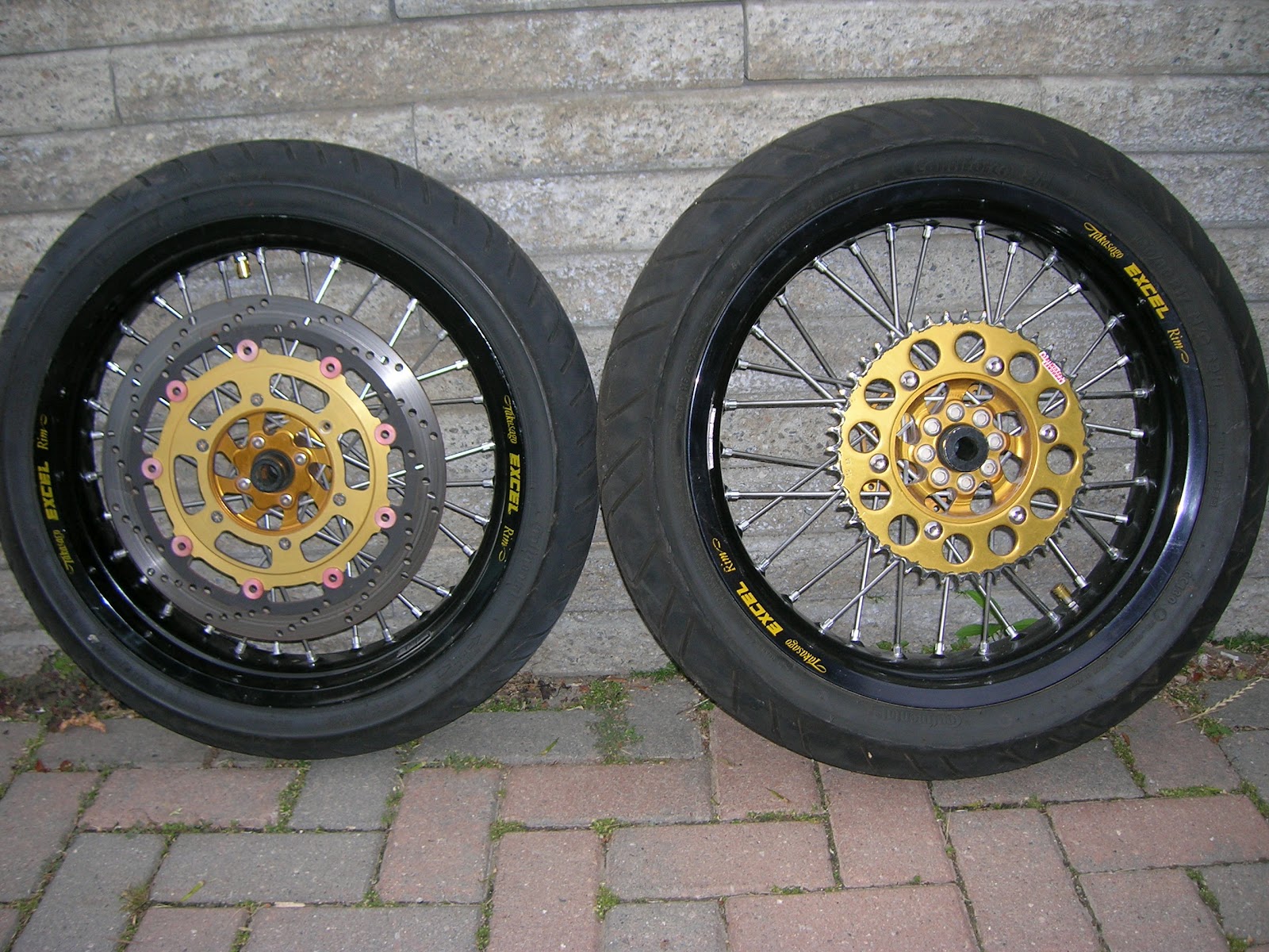Supermoto Tire And Wheel Kits