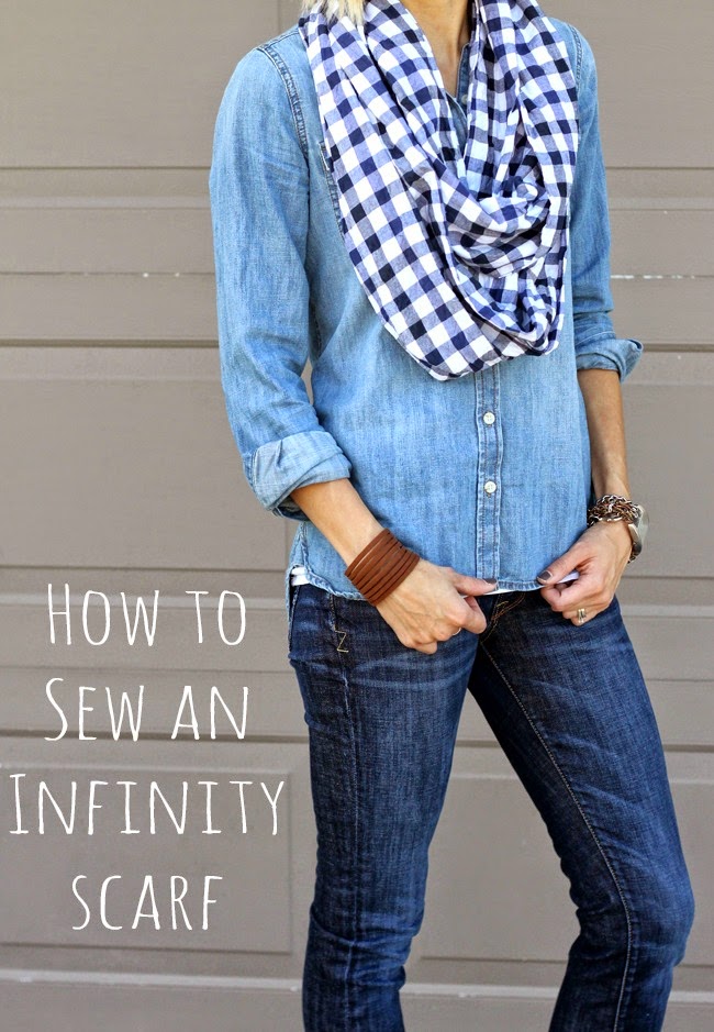 How to Sew an Infinity Scarf Tutorial ONE little MOMMA Bloglovin’