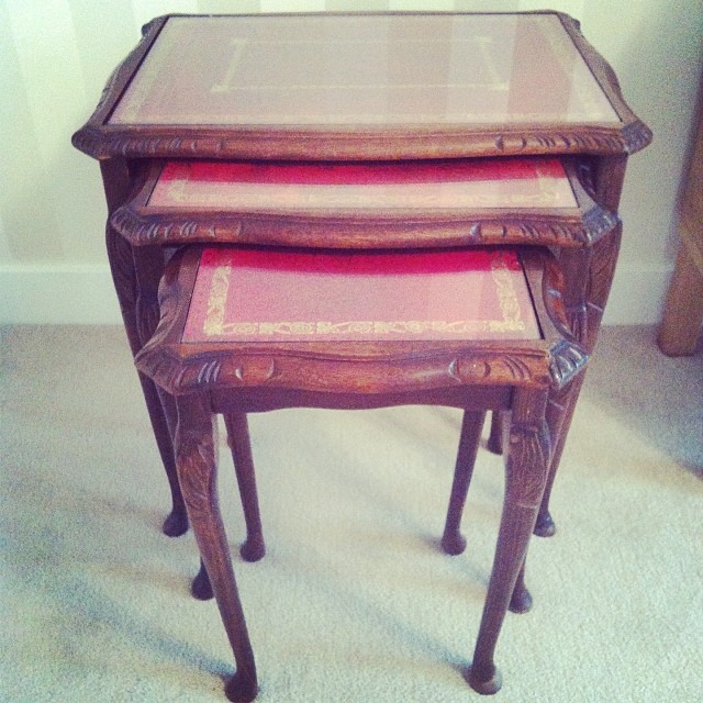 Upcycled nest of tables Bella Coco by SarahJayne