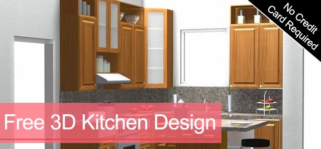 Free 3D Kitchen Design Layout