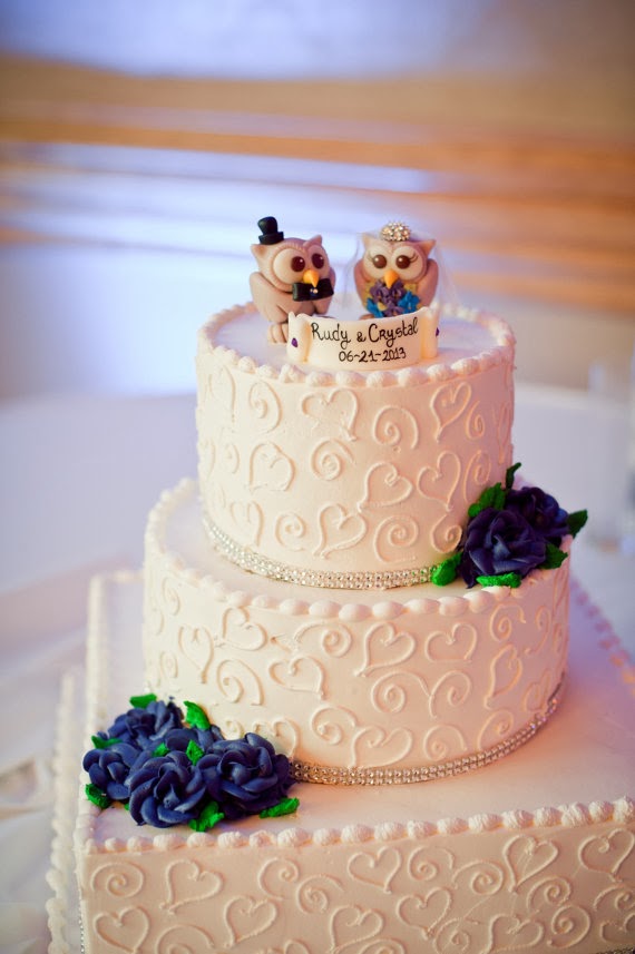 PerlillaPets Octopus in love cake topper and ocean theme