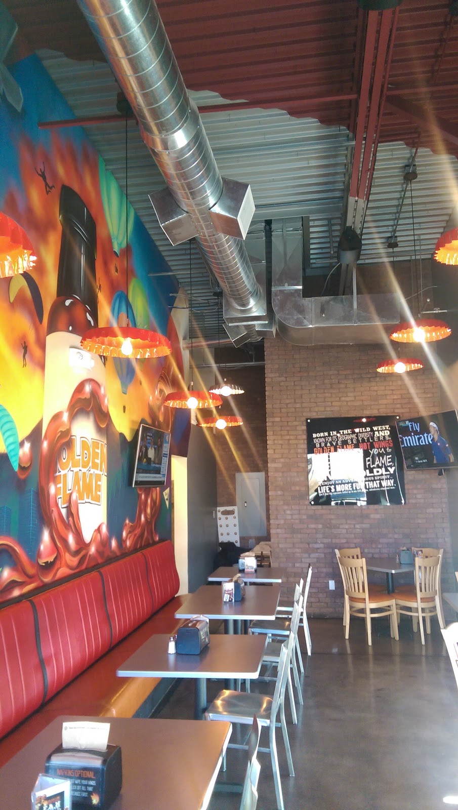 Springs 411 Golden Flame Wings It's All About the Sauce