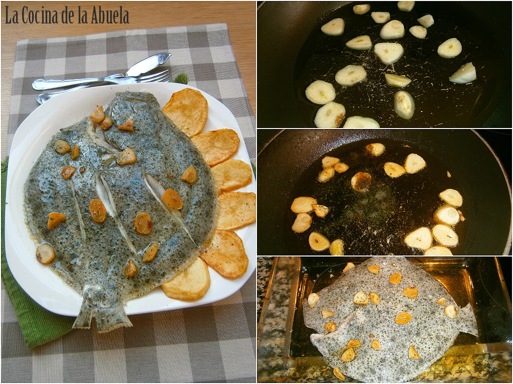 Rodaballo al Horno. Rodaballo al Horno.