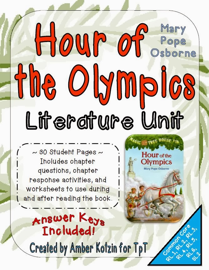 New Tales of a Third Grade Teacher Read Aloud Book for the Olympics