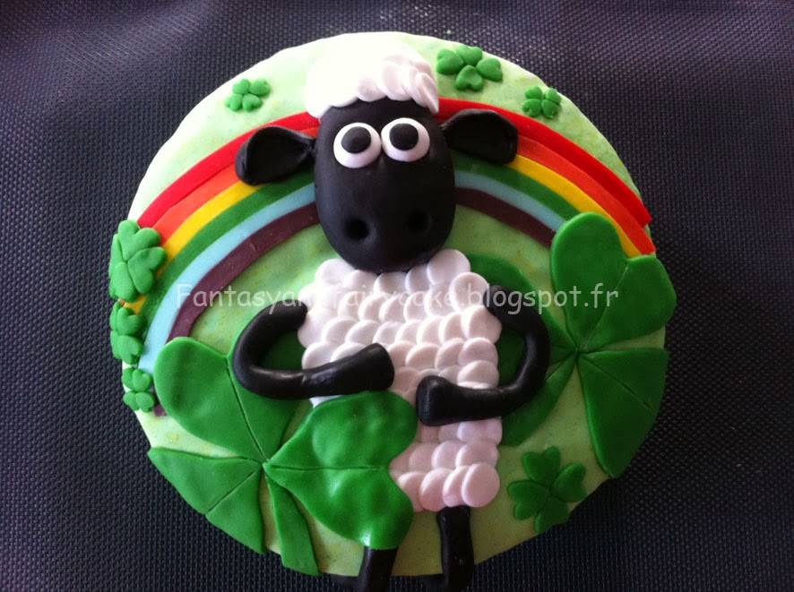 Fantasy and Fairy Cake Gâteau Shaun le mouton