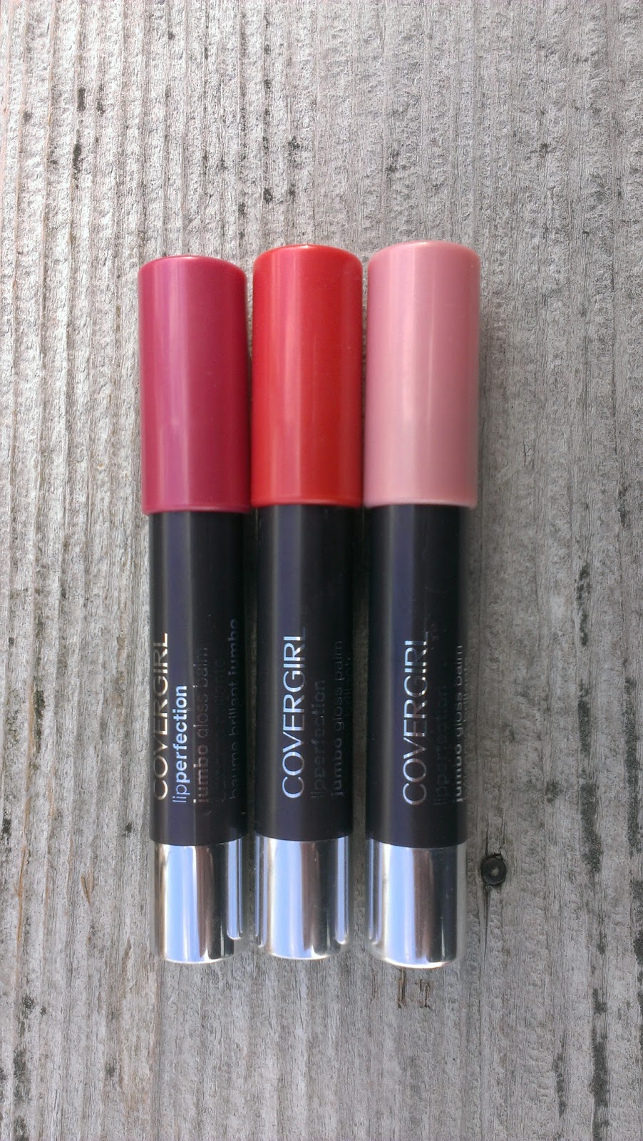 There's Always Time for Lipstick CoverGirl LipPerfection Jumbo Gloss Balms (Ballet Twist, Rose