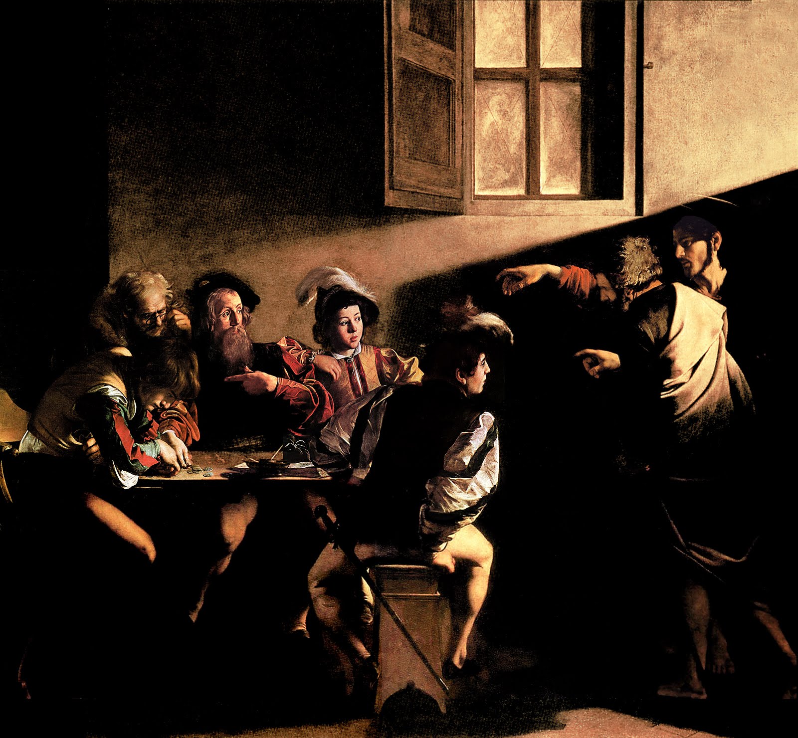 Calling of saint matthew ap art history picture