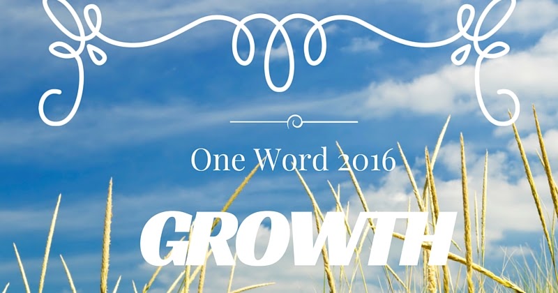 My Brain is Upside Down!: One Word 2016- Growth