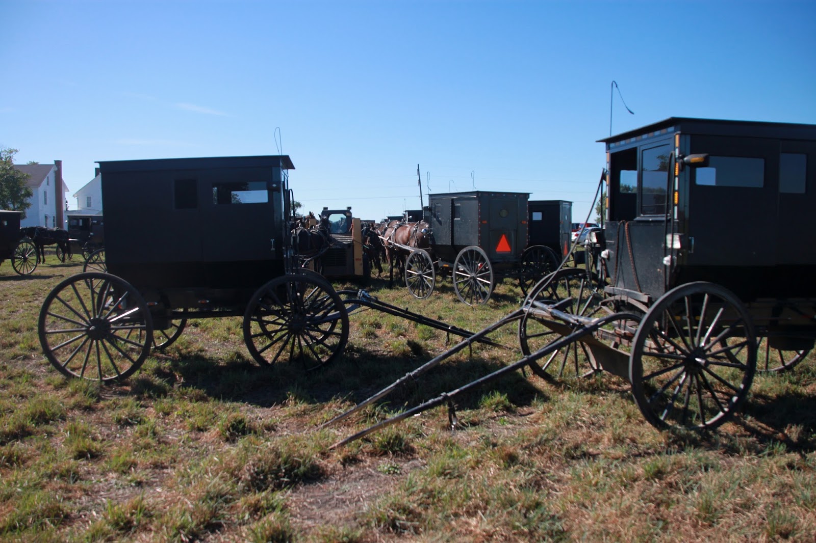 Retirement and Back to the Basics Amish Auction in Arthur Illinois in