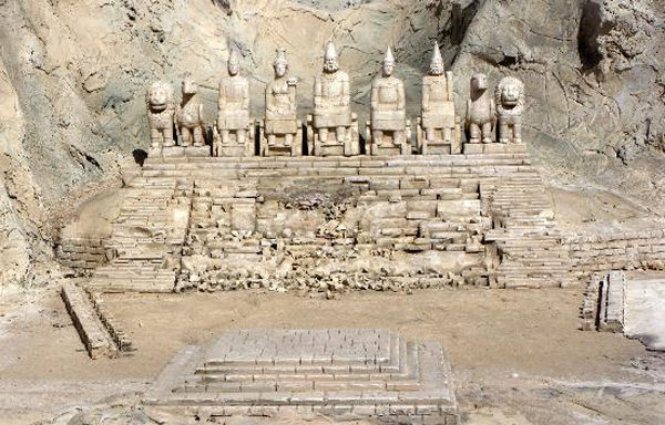 See the Ancient Statues Near the Royal Tomb on the Mount Nemrut, Turkey See the Ancient Statues Near the Royal Tomb on the Mount Nemrut, Turkey