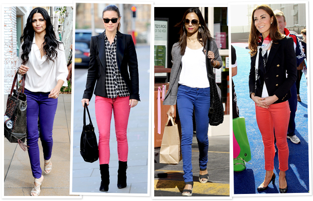 Lifestyle in Blog: How to wear Colored Jeans for winter & always