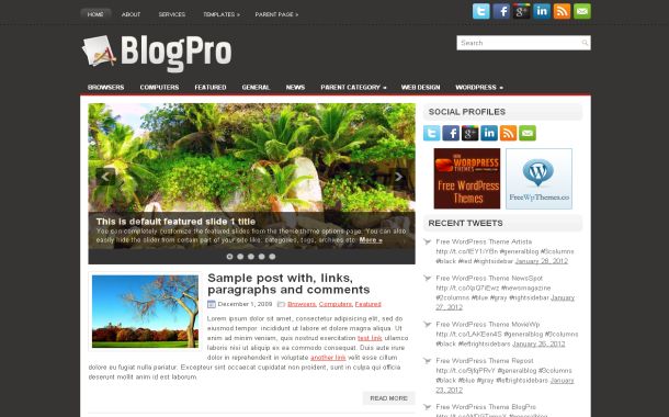 Grey News Blog Free Wordpress Theme Template Grey News Blog Free Wordpress Theme Template