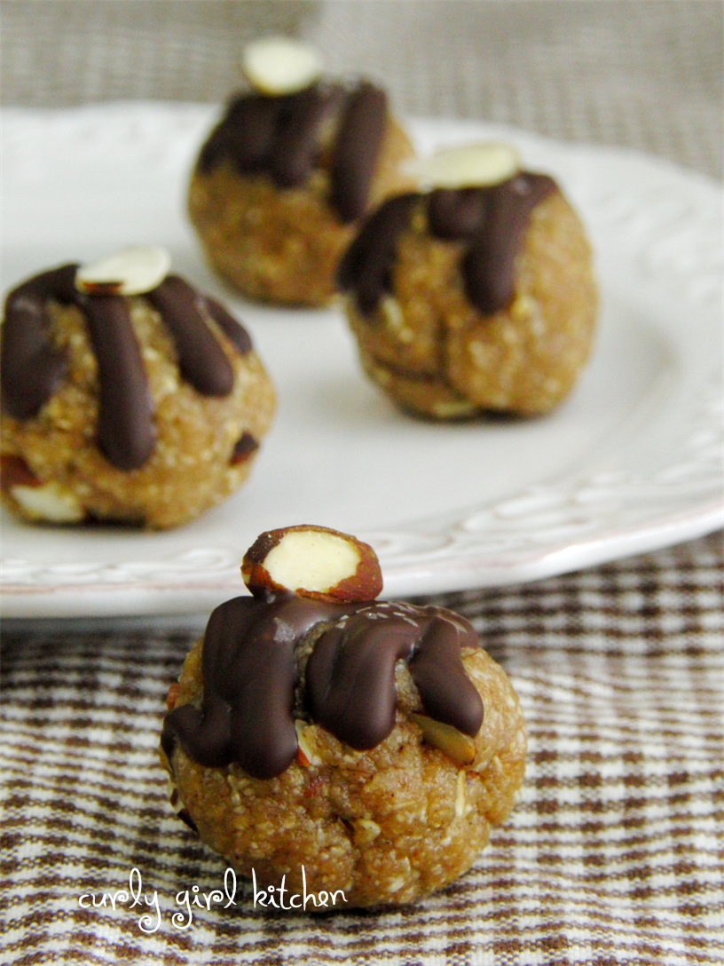 Curly Girl Kitchen Oatmeal Almond Cookie Dough Bites