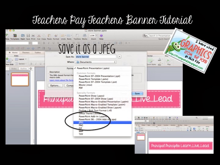 Teachers Pay Teachers Banner Tutorial Principal Principles