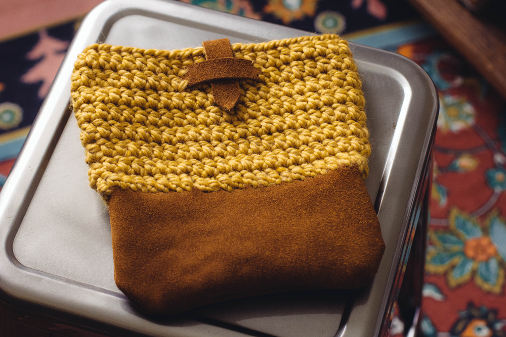 ... video and double crochet video to make this crochet and leather bag