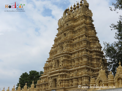 Shveta Varaha Swami Temple in Mysore Palace complex – Side view Hindu temples in Mysore Palace complex