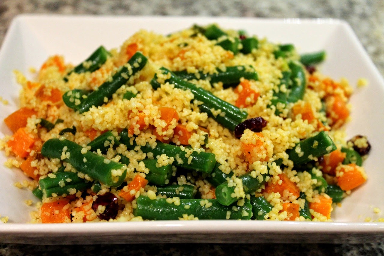 Cook In / Dine Out North African Green Bean and Sweet Potato Couscous