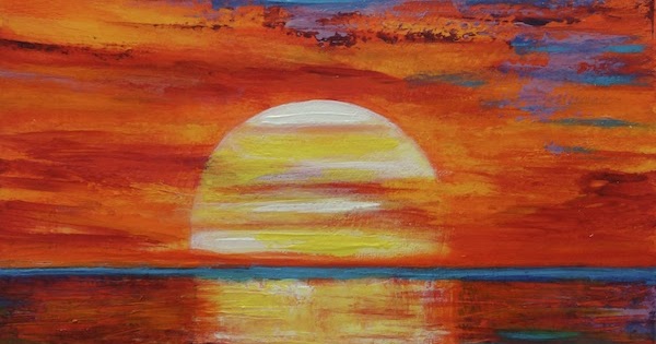 Sea Dean Paint A Masterpiece Setting Sun On Windpower