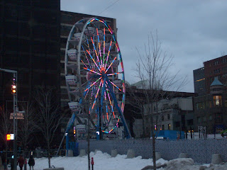 La grande roue festival Montréal en Lumière
