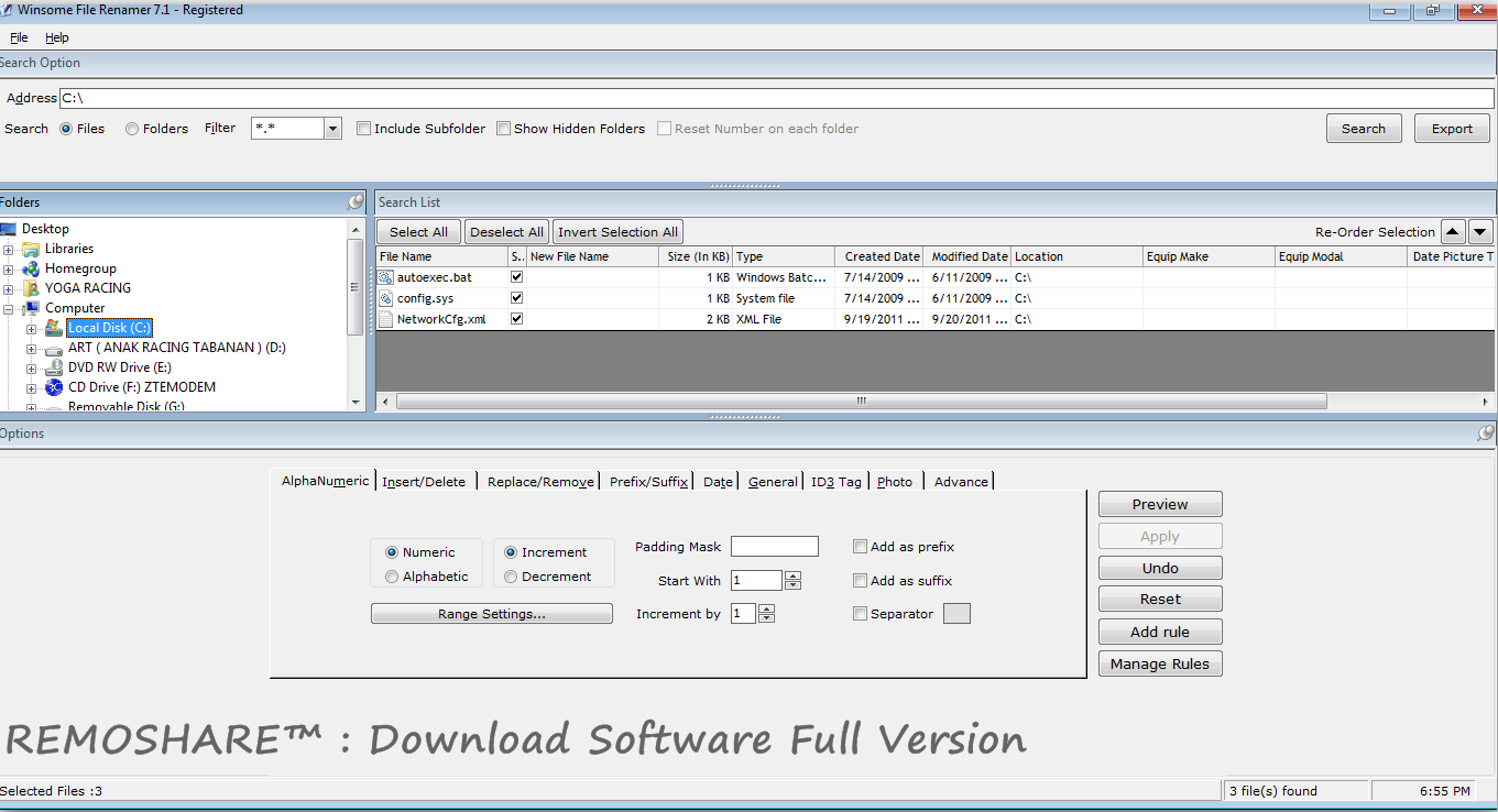 winsome file renamer key winsome file renamer key