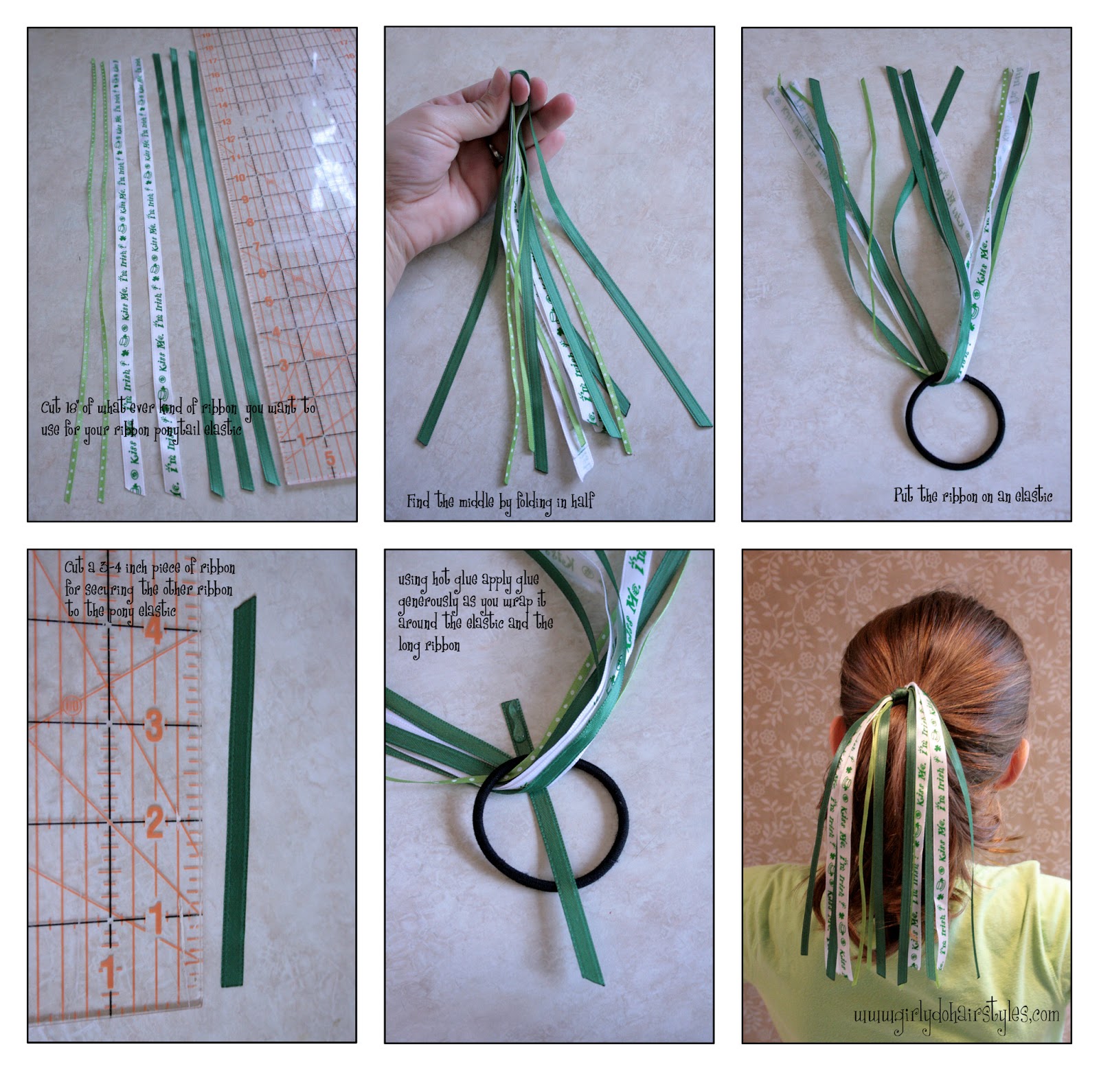 Girly Do Hairstyles By Jenn Adding Ribbon to Your Ponytail Hair