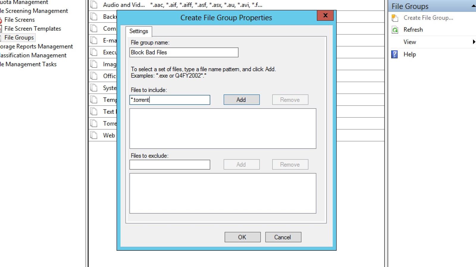 FISG Florida IT Server Group File Server Management using File
