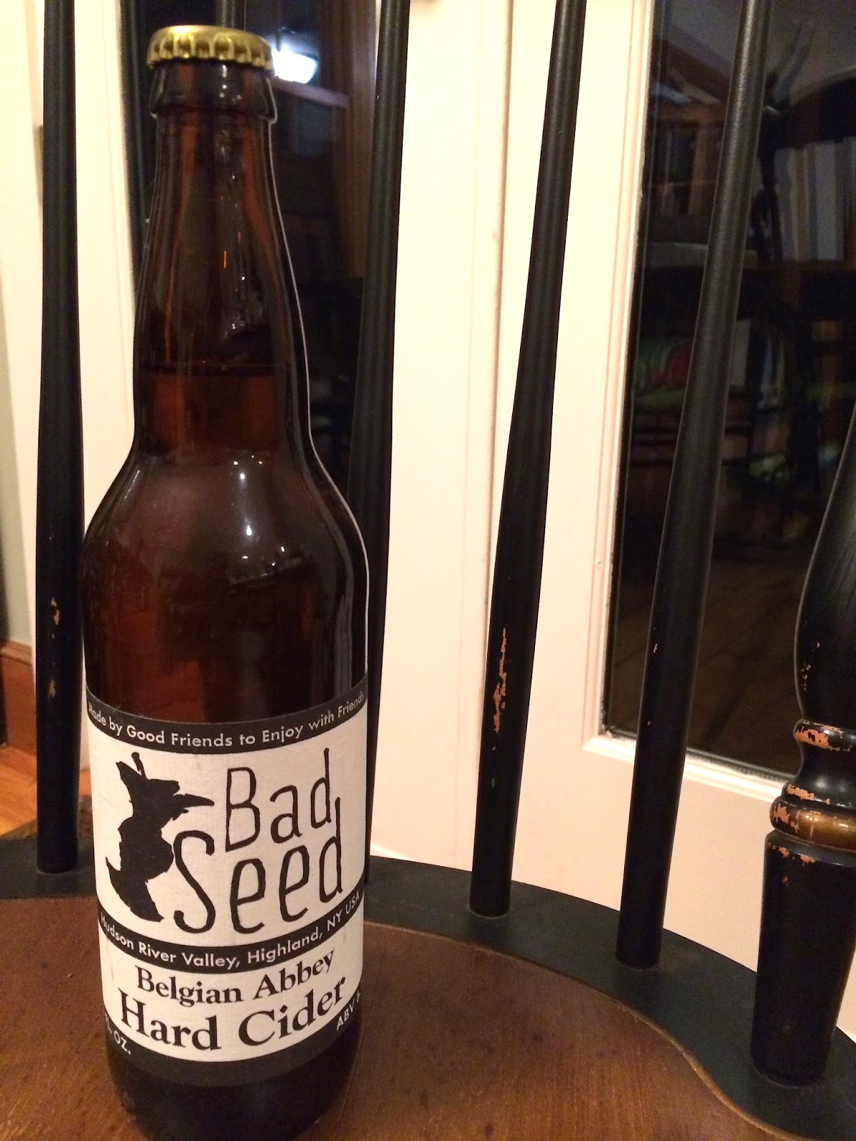 Along Came a Cider Cider Review Bad Seed's Belgian Abbey Hard Cider