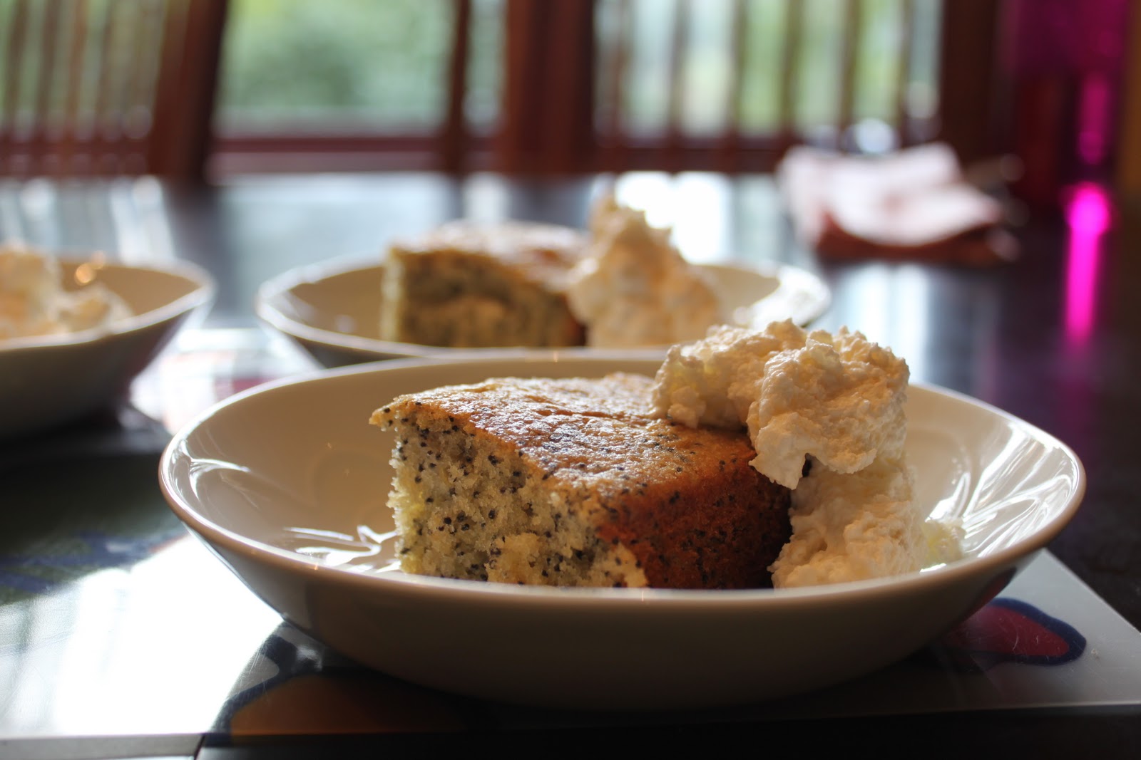 A Happy Taste! Ukrainian Poppy Seed Cake and Lemon Mousse