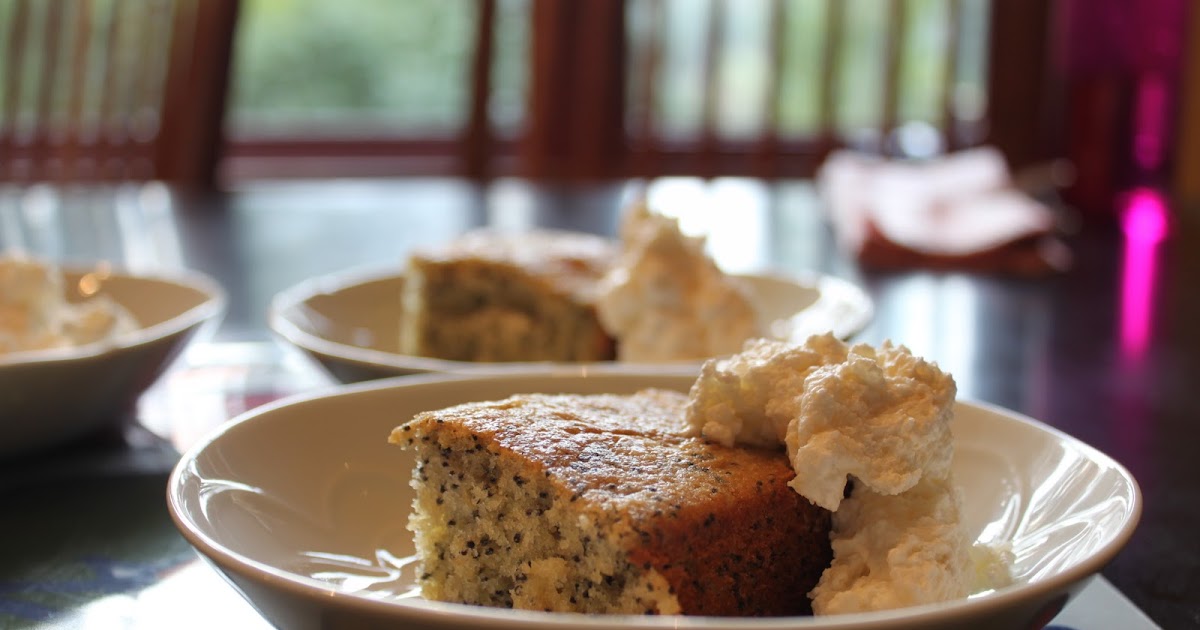 A Happy Taste! Ukrainian Poppy Seed Cake and Lemon Mousse