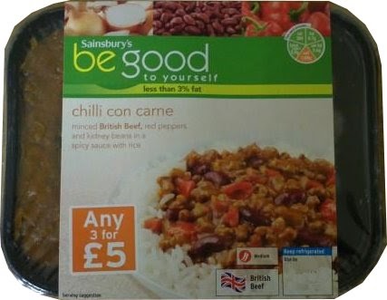 Diets and Calories: Chilli Con Carne, Be Good to Yourself