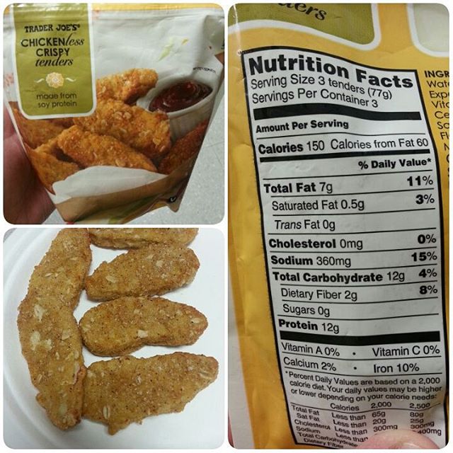 Shannon's Lightening the Load Trader Joe's Chickenless Crispy Tenders