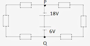 encontre a corrente em cada resistor
