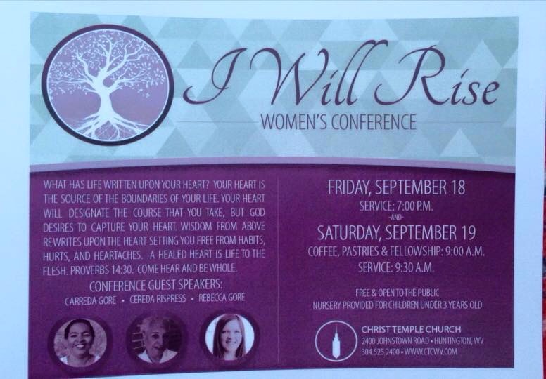 "I WILL RISE WOMEN'S CONFERENCE 2015"