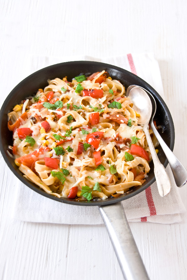 Pastel de fettuccini